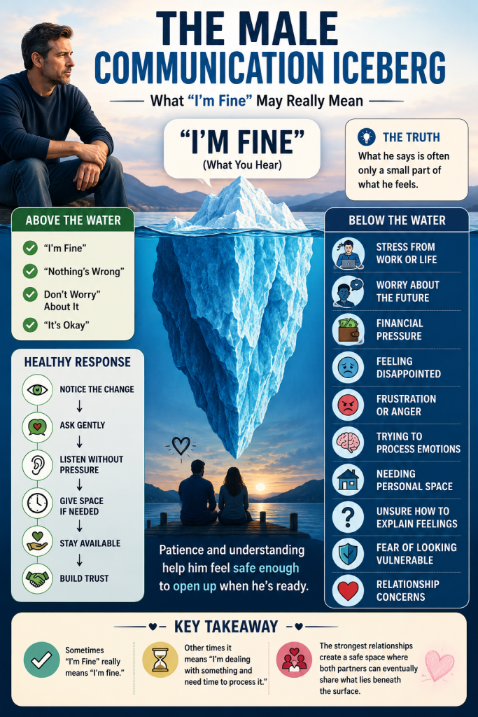 The Male Communication Iceberg